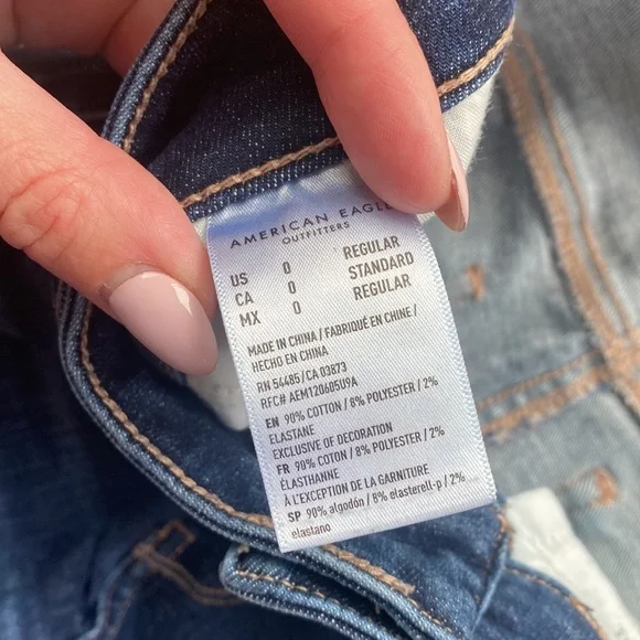 American Eagle size 0 Next Level stretch Jeggings - Picture 3 of 4